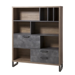 [COM-LB4770B71705] Bibliothèque L140 x H173 x P35