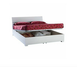 [COM-LT8933K30404] Lit /coffre PRIVILEGIO 160*200 Laque Blanc