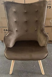 [XIN-XY9032-IPDBX88-NO46] Fauteuil 114*69*67 Velour Gris foncé Velvet (copie)