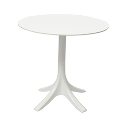 [DHF-526APPB-Y70WHITE] Table diam 70 H:75cm Blanc